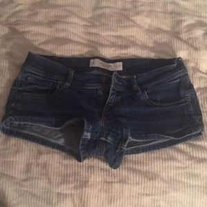 A&F denim booty shorts